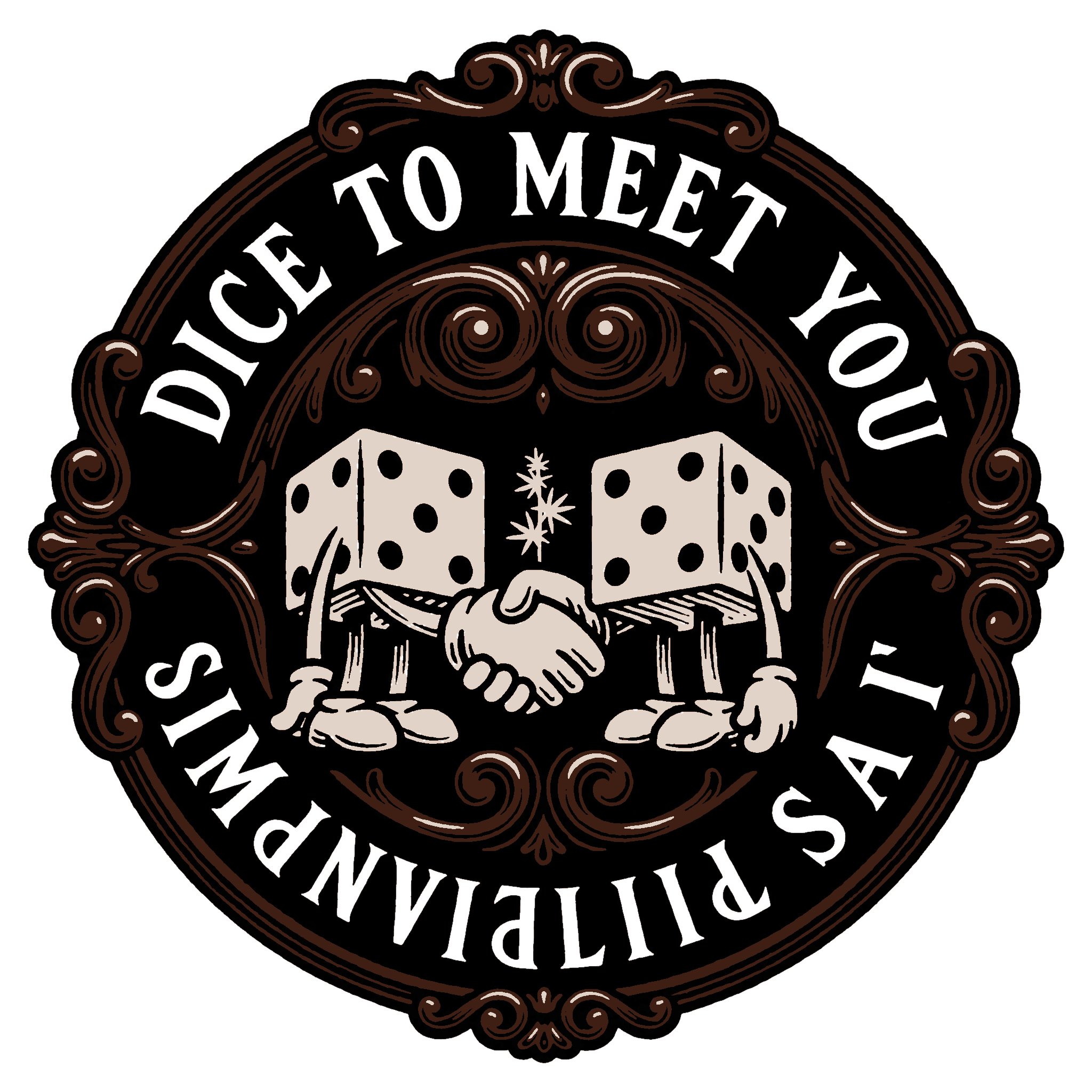 Take 3 for Gilded Friendly Roll Medallion — click to enlarge