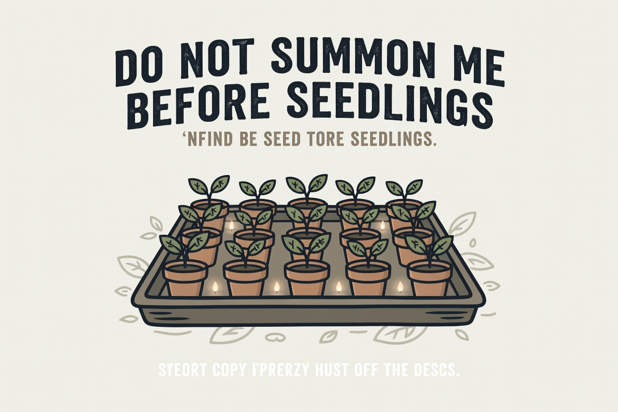 Do Not Summon Me Before Seedlings